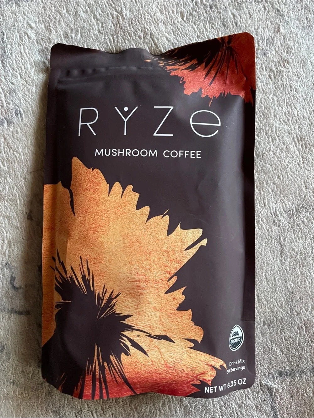 Mushroom Coffee - Black & Orange Packaging - Picture 3 of 5